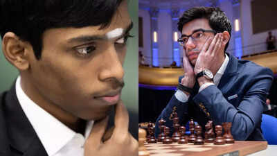 Anish Giri and R Praggnanandhaa, two prominent figures in the chess world