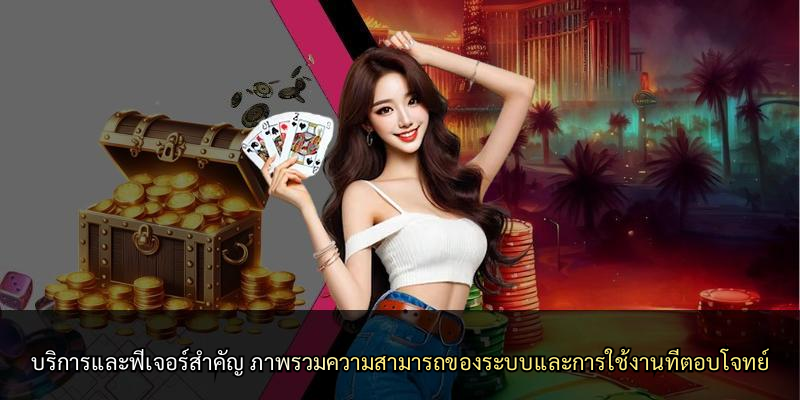 บริการและฟีเจอร์สำคัญ ภาพรวมความสามารถของระบบและการใช้งานที่ตอบโจทย์